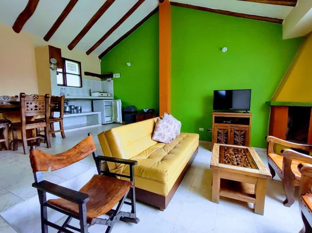 Hotel Cabanas San Cayetano Paipa Bagian luar foto