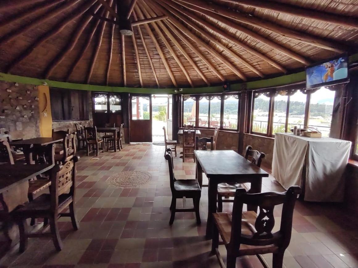 Hotel Cabanas San Cayetano Paipa Bagian luar foto