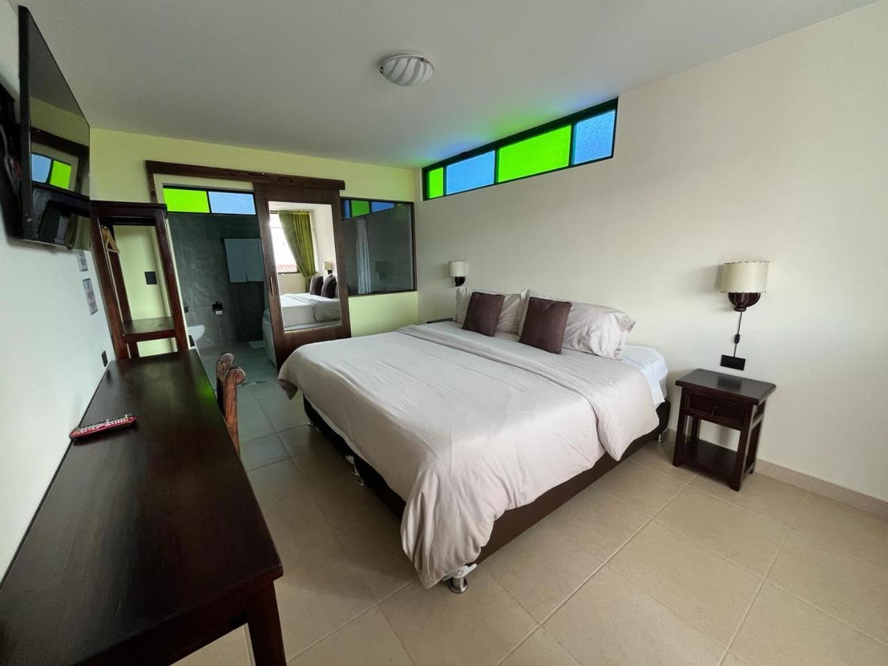 Hotel Cabanas San Cayetano Paipa Bagian luar foto